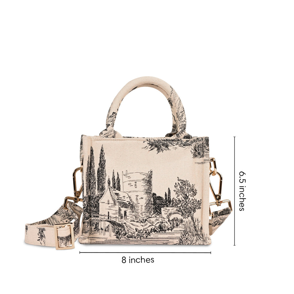 Eden Mini Canvas Bag Black