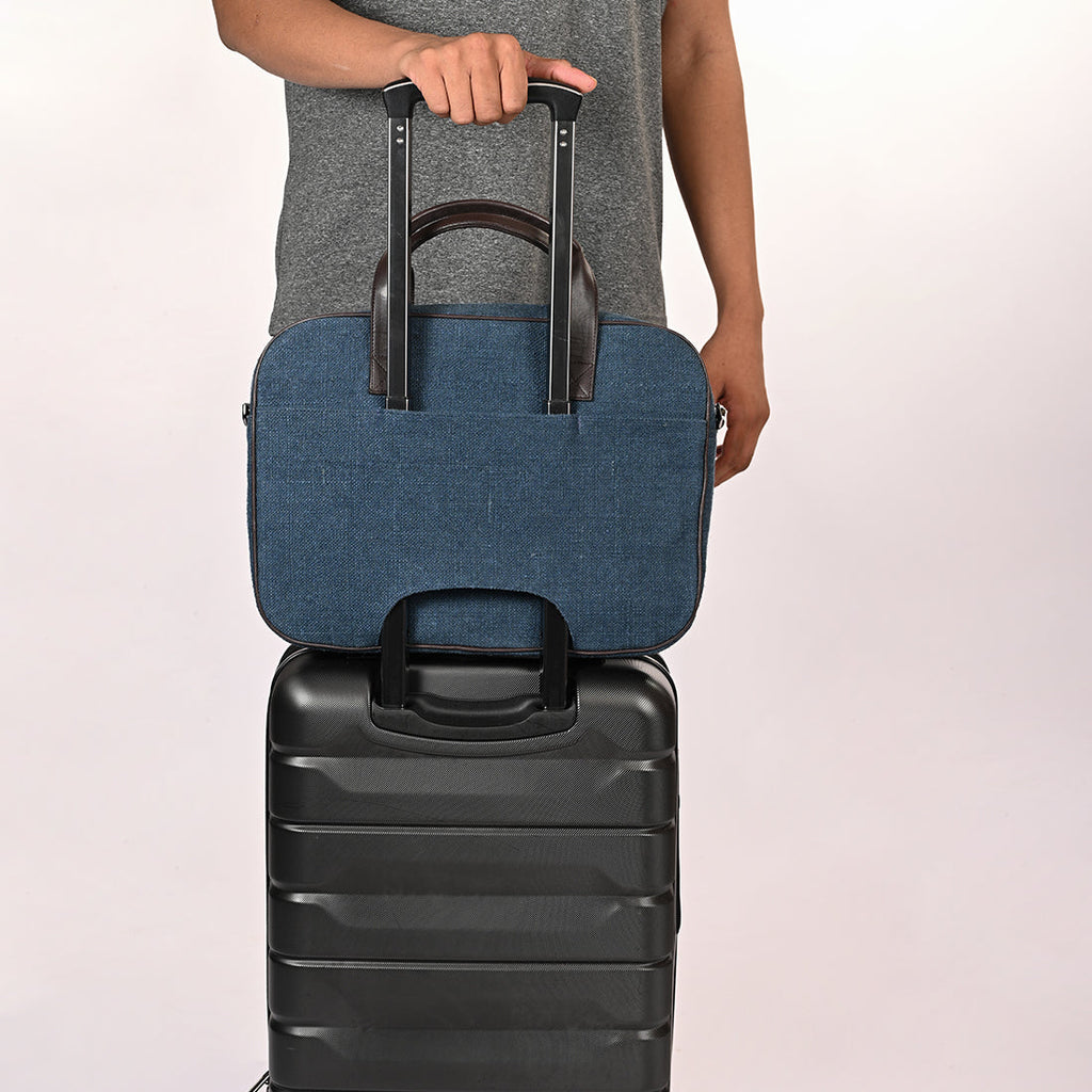 Cove Soft Jute Laptop Bag