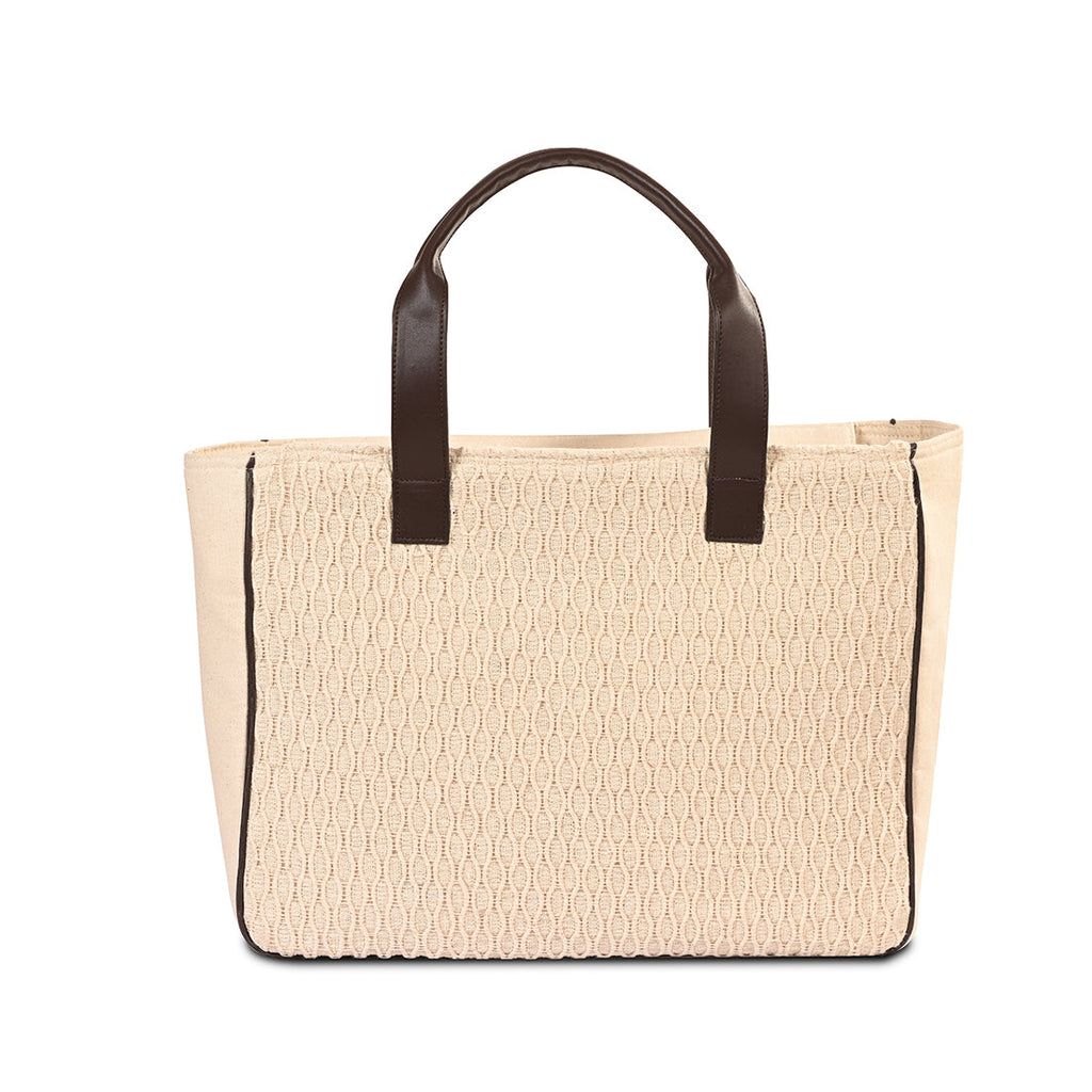Sierra Textured Tote Bag Natural