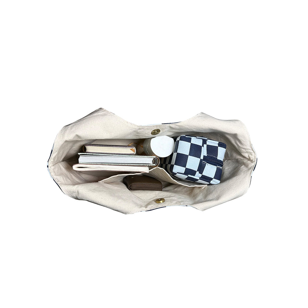 Checkmate Hobo Bag Blue