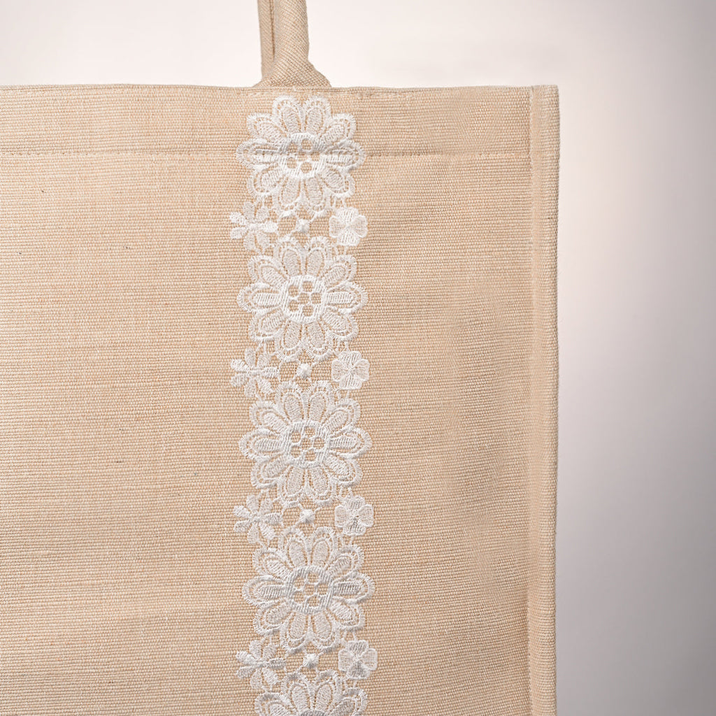 Grace Box Tote Bag Natural