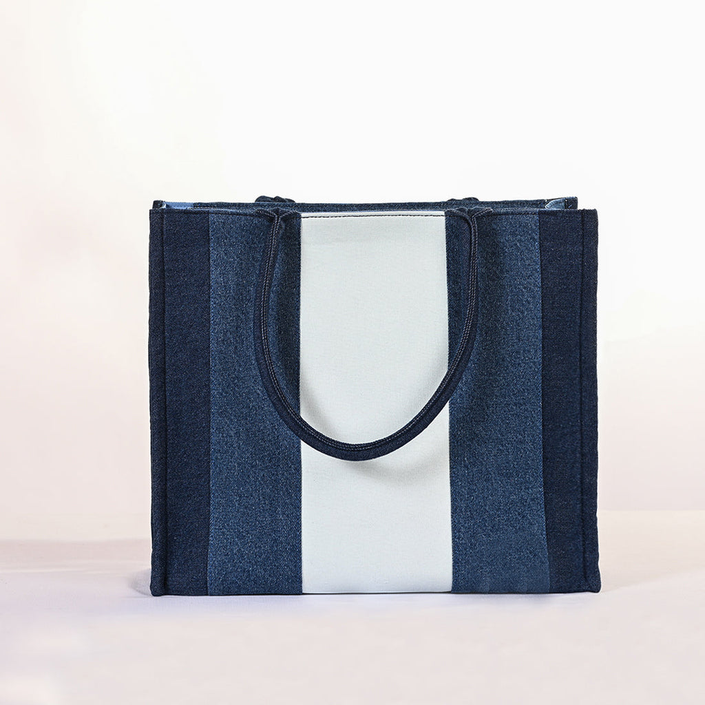 Gigi Box Tote Bag Denim
