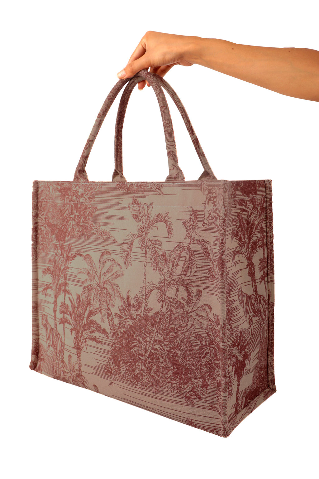 Luna Box Tote Bag Pink