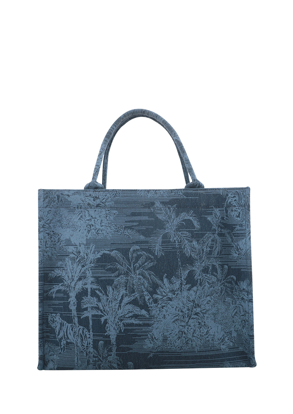 Luna Box Tote Bag Blue