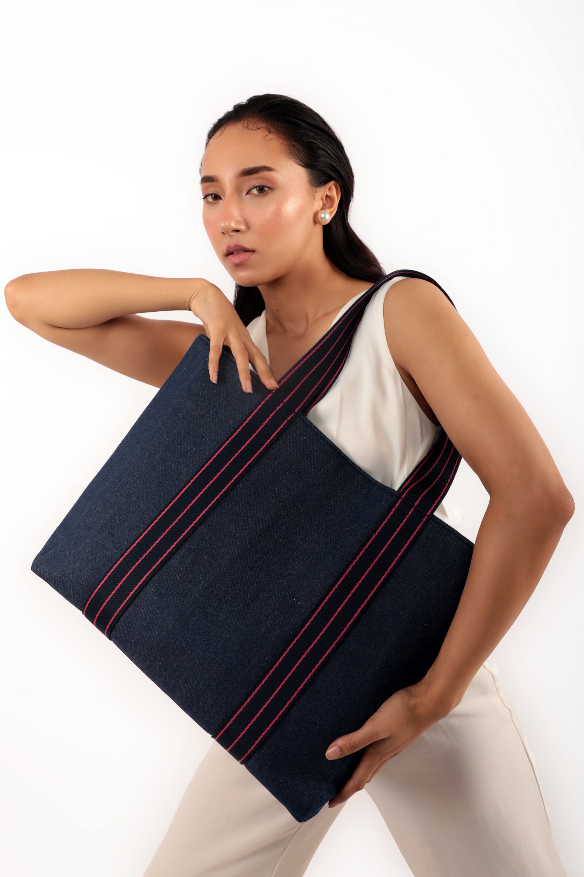 Cara Tote Bag Denim