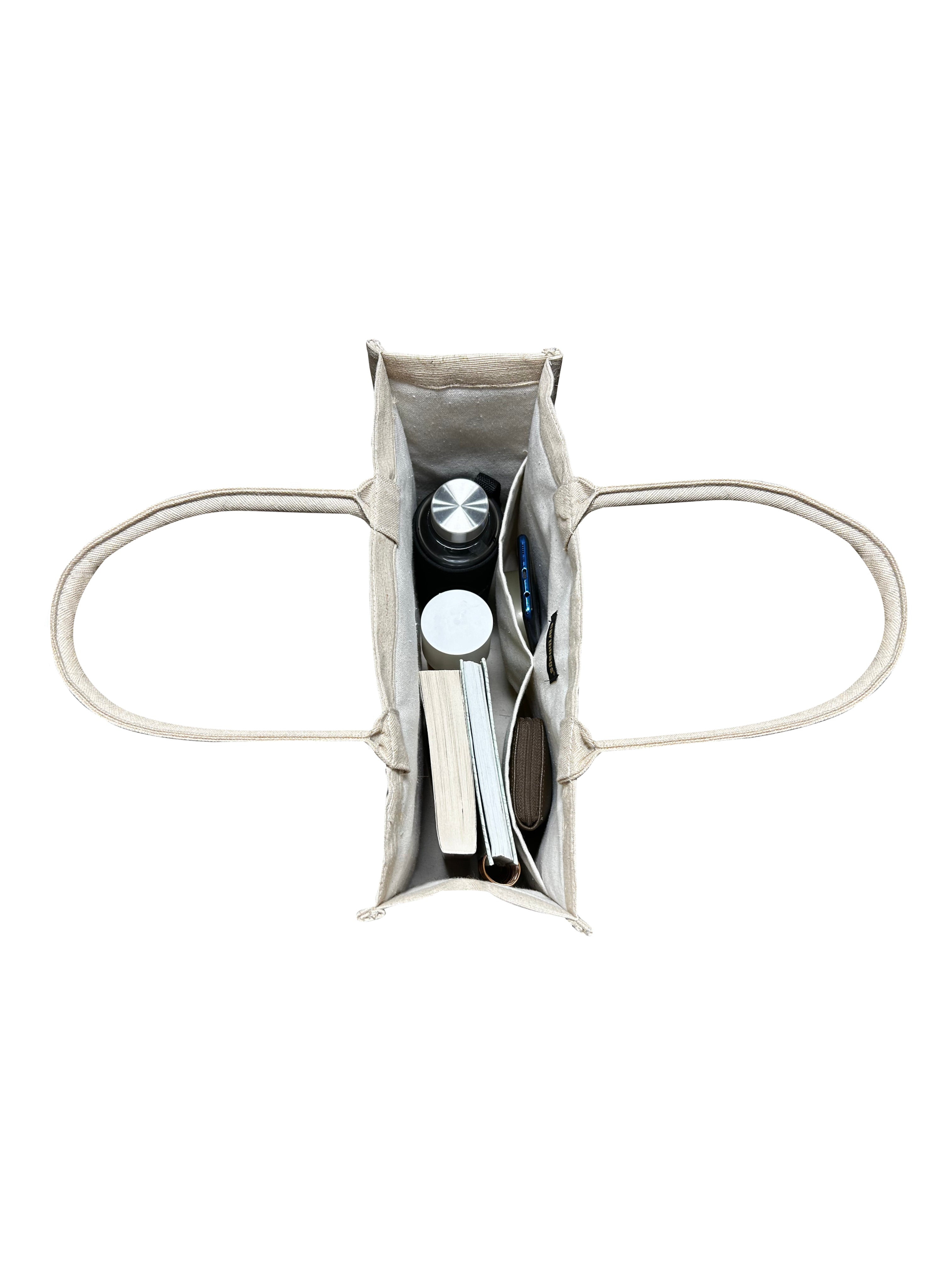 Grace Box Tote Bag Natural