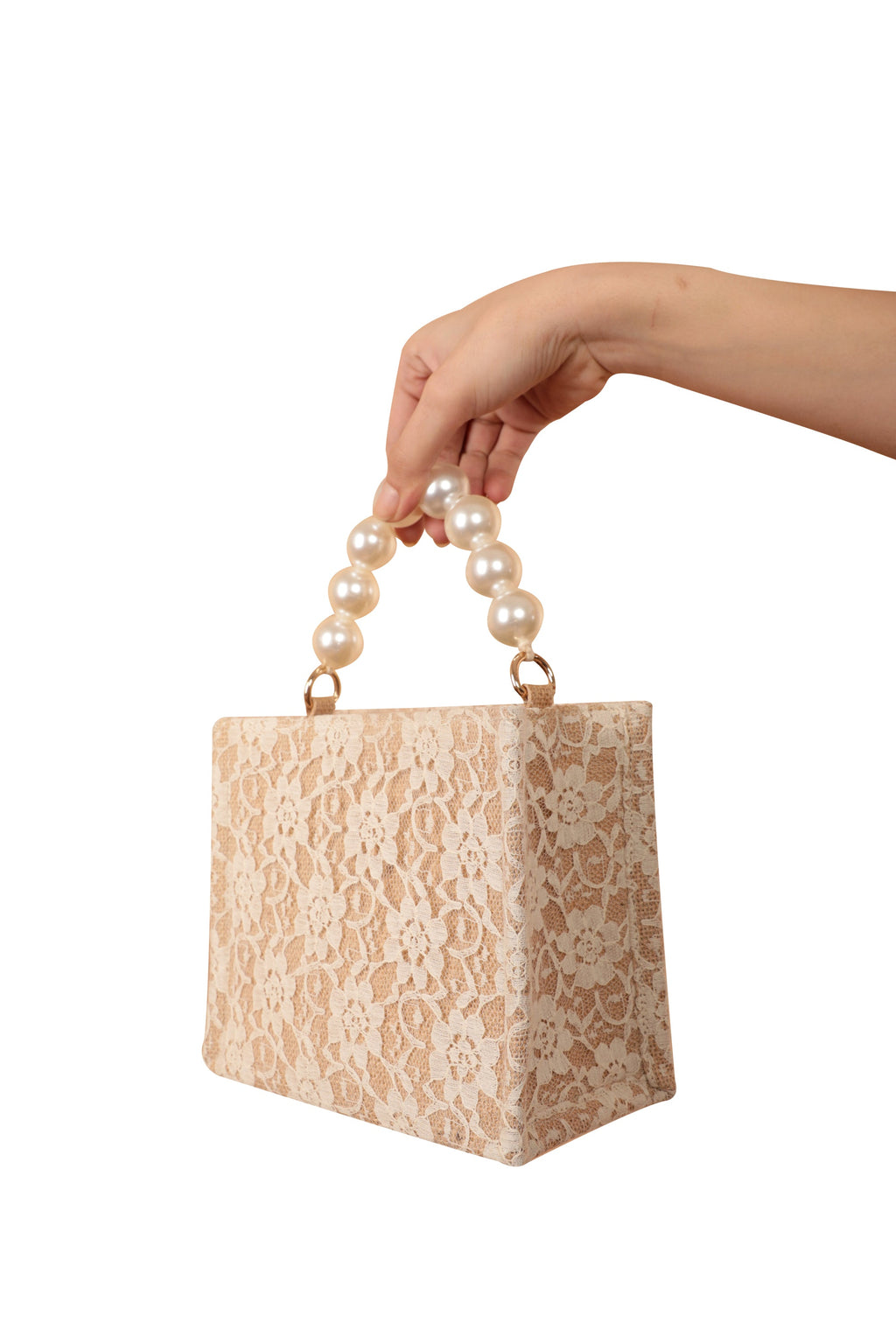 Audrey Lace Mini Bag Natural